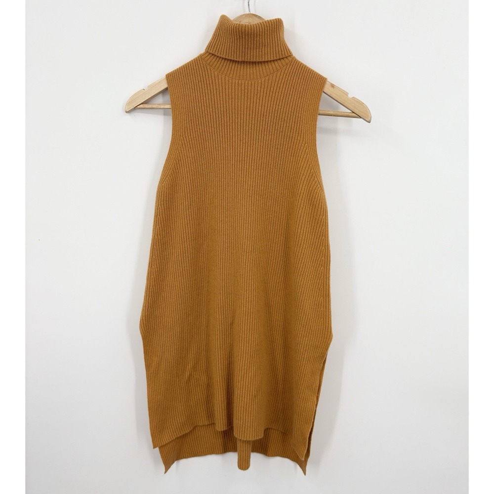 Cult Gaia Sweater XSmall Cashmere Wool Capsule Luxury Soft Parisian Turtleneck